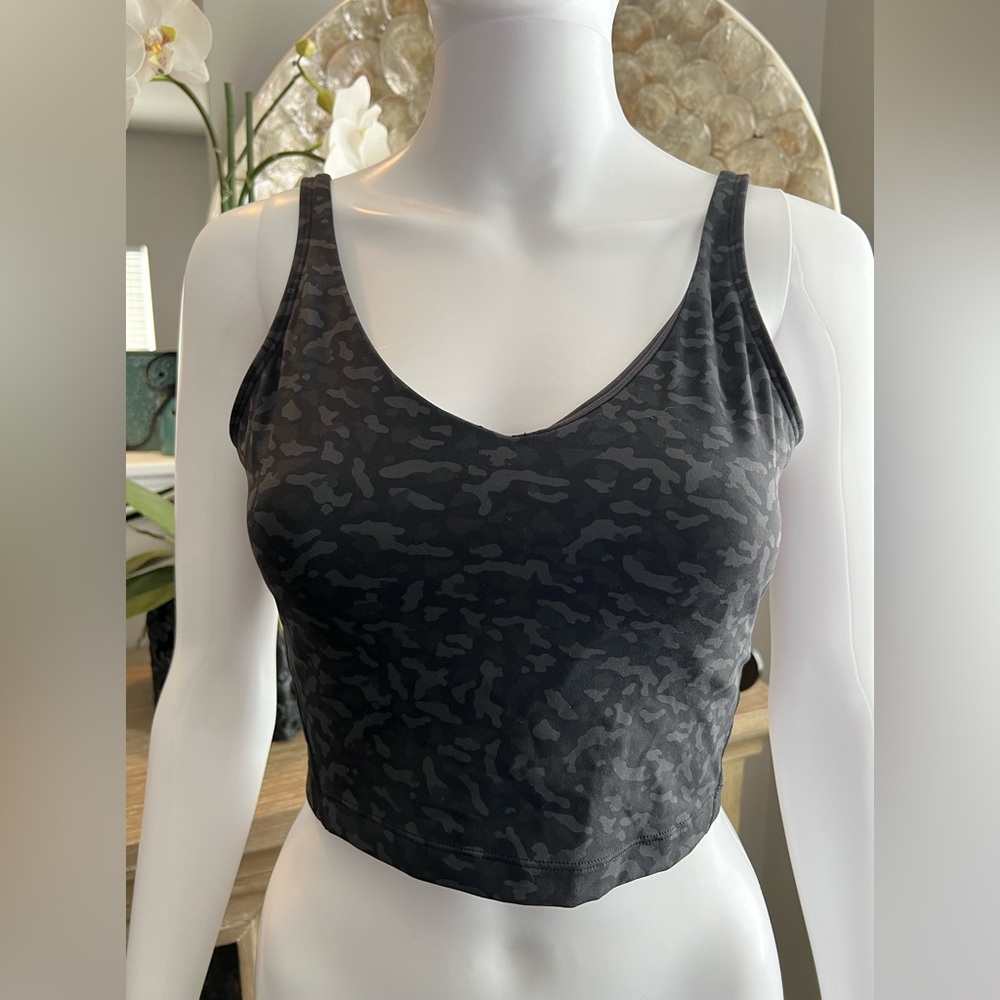 Crop Tank Sports Bra‎ Camo